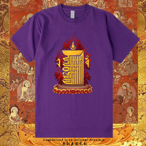 Short Sleeve Pure Cotton T-shirt Ten Phase Free Printing Loose T-shirt