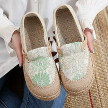 Load image into Gallery viewer, New Ethnic Style Lazy Fisherman Shoes Linen Comfortable Breathable Women's Shoes Retro Style Soft Sole Cloth Shoes