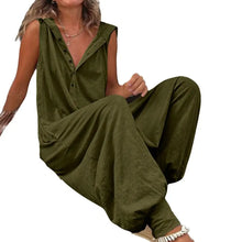Load image into Gallery viewer, High Quality 2023 Spring Autumn Casual Women's Fashion Cotton Overalls Bohemian Stripe Casual Overalls