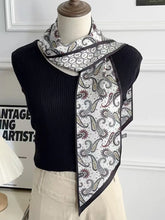 Load image into Gallery viewer, New Long Silk Scarf Women Luxury Paisley Print Headband Soft Satin Scarves Hands Bag Ribbon Foulard Hijab Neckerchief Headband