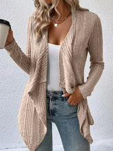 Load image into Gallery viewer, Autumn/Winter New Women's Cardigan Top Solid Color Casual Fashionable Loose Long Sleeve Knitted Sweater Jacket