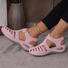 Load image into Gallery viewer, 2025 New Women&#39;s Peep-Toe Ankle Strap Sandals Summer Block Heel Fashion Shoes 11 Colors Available