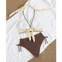 Load image into Gallery viewer, Sexy High Waist Bikinis Women's Swimwear Female Swimsuit For Swim Wear Bathing Suits Brazilian Bikini Set Beachwear Pool Bather
