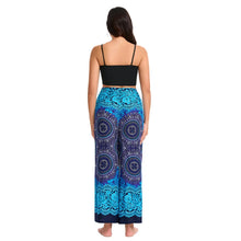 Load image into Gallery viewer, Women's Boho Palazzo Pants Wide Leg Yoga Wrap Tie Up Waistband Beach Cover Up Trousers Rayon Soft Breathable Loose Pants
