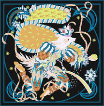 Load image into Gallery viewer, 90cm Bohemian Style Twill Silk Scarf Shawl 2024 Brand Square Scarf Women Hijab Luxury Bandana Foulard Neckerchief Head Scarves