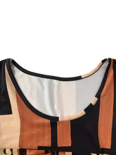 Load image into Gallery viewer, Spring&amp;Summer Women's Geometric Pattern Sleeveless Dress For Summer Vacation,dresses for women summer，Women Bohemia Midi Dresses