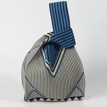 Load image into Gallery viewer, Simple and Casual High-End Knitted Handbag, Suitable for Various Occasions, Versatile for All Seasons, Soft, Breathable, Foldable, Durable, Reusable, Eco-Friendly, Can Hold a Phone, Keys, Water Bottle, Etc., Meets Daily Commuting, Shopping, and Other Need