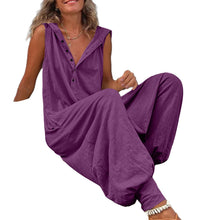 Load image into Gallery viewer, High Quality 2023 Spring Autumn Casual Women's Fashion Cotton Overalls Bohemian Stripe Casual Overalls