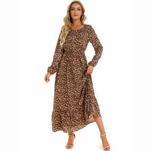 Load image into Gallery viewer, Women Maxi Dresses Sping Autumn Bohemian Casual Full Sleeve High Waist Beach Woman Chiffon Dresses Floral Vestidoes Long Dress