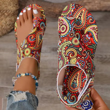 Load image into Gallery viewer, Women Flat Sandals Comfortable Flats Sandals Printed Bohemia Roman Style Shoes for Women Fashion Shoes Sandalias De Mujer