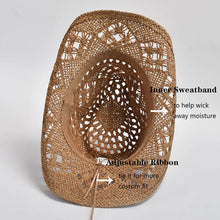 Load image into Gallery viewer, Summer Hand Woven Straw Hat for Women Shell Decoration Holiday Beach Sun Hat Chapeu Panama Feminino