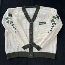 Load image into Gallery viewer, 2025 Plus Size Eras Cardigan for Women Autumn Winter Flower Embroidered Knitted Sweater Y2k Girl Vintage Fashion Cardigans Tops