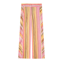 Load image into Gallery viewer, New Women Pant Sweet Striped Straight Colorful Multicolor Wide Leg Long Pants Casual Fashion Streetwear Ladies Outfit