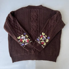 Load image into Gallery viewer, 2025 Plus Size Eras Cardigan for Women Autumn Winter Flower Embroidered Knitted Sweater Y2k Girl Vintage Fashion Cardigans Tops
