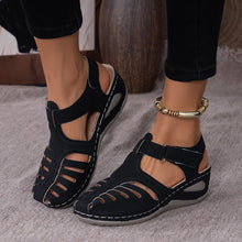 Load image into Gallery viewer, 2025 New Women&#39;s Peep-Toe Ankle Strap Sandals Summer Block Heel Fashion Shoes 11 Colors Available