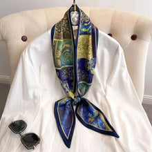 Load image into Gallery viewer, New Long Silk Scarf Women Luxury Paisley Print Headband Soft Satin Scarves Hands Bag Ribbon Foulard Hijab Neckerchief Headband