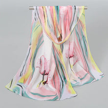Load image into Gallery viewer, Ethnic New Chiffon Scarf For Women Summer Print Thin Sunscreen Scarves Soft Shawl Foulard Viscose Autumn Female Wrap Shawls