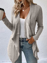 Load image into Gallery viewer, Autumn/Winter New Women's Cardigan Top Solid Color Casual Fashionable Loose Long Sleeve Knitted Sweater Jacket