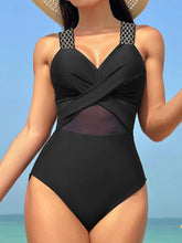 Load image into Gallery viewer, 2026 Plain Ruched Swimsuit Women One Piece Ring Link Swimwear Female Bathers Bathing Swimming Swim Bodysuit Summer Beachwear