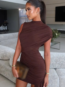 Elegant White Mesh Splicing Slim Women Strapless Dress Chic Scarf Neck Off Shoulder High Waist Long Dresses Lady Party Robes