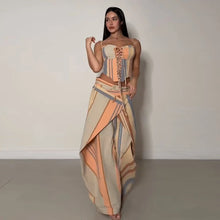 Load image into Gallery viewer, Vintage Polka Dot Women's Pants Sets 2 Pieces Tie Lapel Full Sleeve Blouses Loose Wide Leg Pant 2026 Autumn Lady Vacation Suits