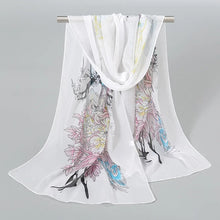Load image into Gallery viewer, Ethnic New Chiffon Scarf For Women Summer Print Thin Sunscreen Scarves Soft Shawl Foulard Viscose Autumn Female Wrap Shawls