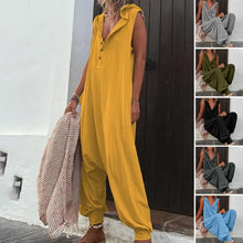 Load image into Gallery viewer, High Quality 2023 Spring Autumn Casual Women's Fashion Cotton Overalls Bohemian Stripe Casual Overalls