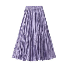 Load image into Gallery viewer, Light Luxury Irregular Slimming Pleated  A-line Skirt for Women High Waist Solid Color Loose Fashion Skirts Casual  Spring New