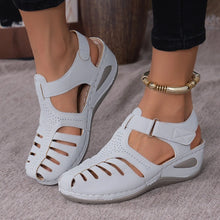 Load image into Gallery viewer, 2025 New Women&#39;s Peep-Toe Ankle Strap Sandals Summer Block Heel Fashion Shoes 11 Colors Available