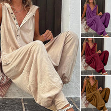 Load image into Gallery viewer, High Quality 2023 Spring Autumn Casual Women's Fashion Cotton Overalls Bohemian Stripe Casual Overalls