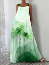 Load image into Gallery viewer, Plus Size Spring and Summer Hot Sale Casual Vacation Print Suspender Pocket Dress