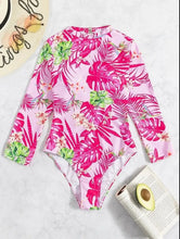 Load image into Gallery viewer, Ladies 2025 One-Piece High Collar Backless Fashionable Swimsuit Long Sleeve Suitable for Summer Beach And Swimming Pool