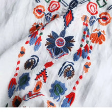 Load image into Gallery viewer, Embroidery Cotton Women Shirt Summer &amp; Spring Blouse Tops Clothes for Women Clothing