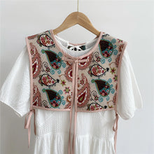 Load image into Gallery viewer, Vests Women Embroidery Lace-up Chic Vintage All-match Casual Korean Fashion Summer Classic Prevalent Waistcoat Harajuku Delicate