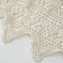 Load image into Gallery viewer, Yiiciovy Summer Lace Flower Beach Skirts Women A-line Maxi Skirt Long Crochet Boho Flowy Skirt for Beach Holiday Outfits