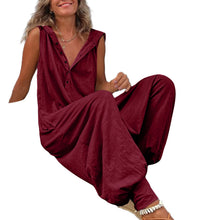Load image into Gallery viewer, High Quality 2023 Spring Autumn Casual Women's Fashion Cotton Overalls Bohemian Stripe Casual Overalls