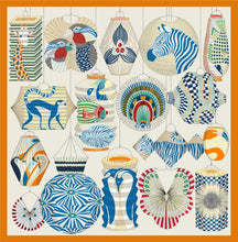 Load image into Gallery viewer, 90cm Bohemian Style Twill Silk Scarf Shawl 2024 Brand Square Scarf Women Hijab Luxury Bandana Foulard Neckerchief Head Scarves