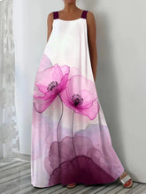 Load image into Gallery viewer, Plus Size Spring and Summer Hot Sale Casual Vacation Print Suspender Pocket Dress