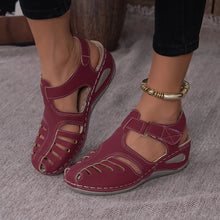 Load image into Gallery viewer, 2025 New Women&#39;s Peep-Toe Ankle Strap Sandals Summer Block Heel Fashion Shoes 11 Colors Available