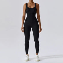 Load image into Gallery viewer, Spring Seamless One-Piece Yoga Suit Dance Belly Tightening Fitness Workout Set Stretch Bodysuit Gym Clothes Push Up Sportswear