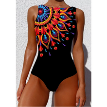 Load image into Gallery viewer, Striped Women One Piece Swimsuit High Quality Swimwear Printed Push Up Monokini Summer Bathing Suit Tropical Bodysuit Female