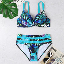 Load image into Gallery viewer, Summer Bikinis Women High Waisted Swimwear With Push Up Female Swimsuit 2024 Swimming Bathing Suit Bikini Set Beach Wear Bather