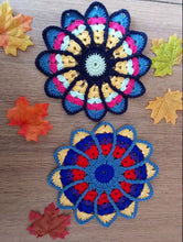 Load image into Gallery viewer, Handmade Crochet, Placemat, Plate Mat, Teacup Mat, Retro Coaster
