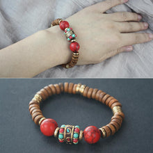 Load image into Gallery viewer, Retro Turquoise Ethnic Nepalese Handmade Bracelets, Personalized Women&#39;s Artistic Gifts