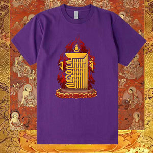 Short Sleeve Pure Cotton T-shirt Ten Phase Free Printing Loose T-shirt