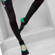 Load image into Gallery viewer, Fitness cotton yoga stockings high five-finger floor socks indoor female professional full-toed non-slip trampoline socks