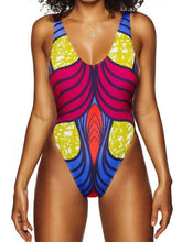 Load image into Gallery viewer, Sexy One-piece Printed Bikini Swimsuit
