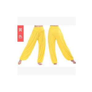 Yoga pants modal bloomers women's sports pants fitness body clothing loose