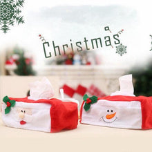 Load image into Gallery viewer, Lovely Durable Christmas Decorations Christmas Applique Rectangle Tissue Box Cover
