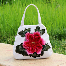 Load image into Gallery viewer, Ethnic embroidery BAG canvas leisure bag handbag embroidery three-dimensional bag